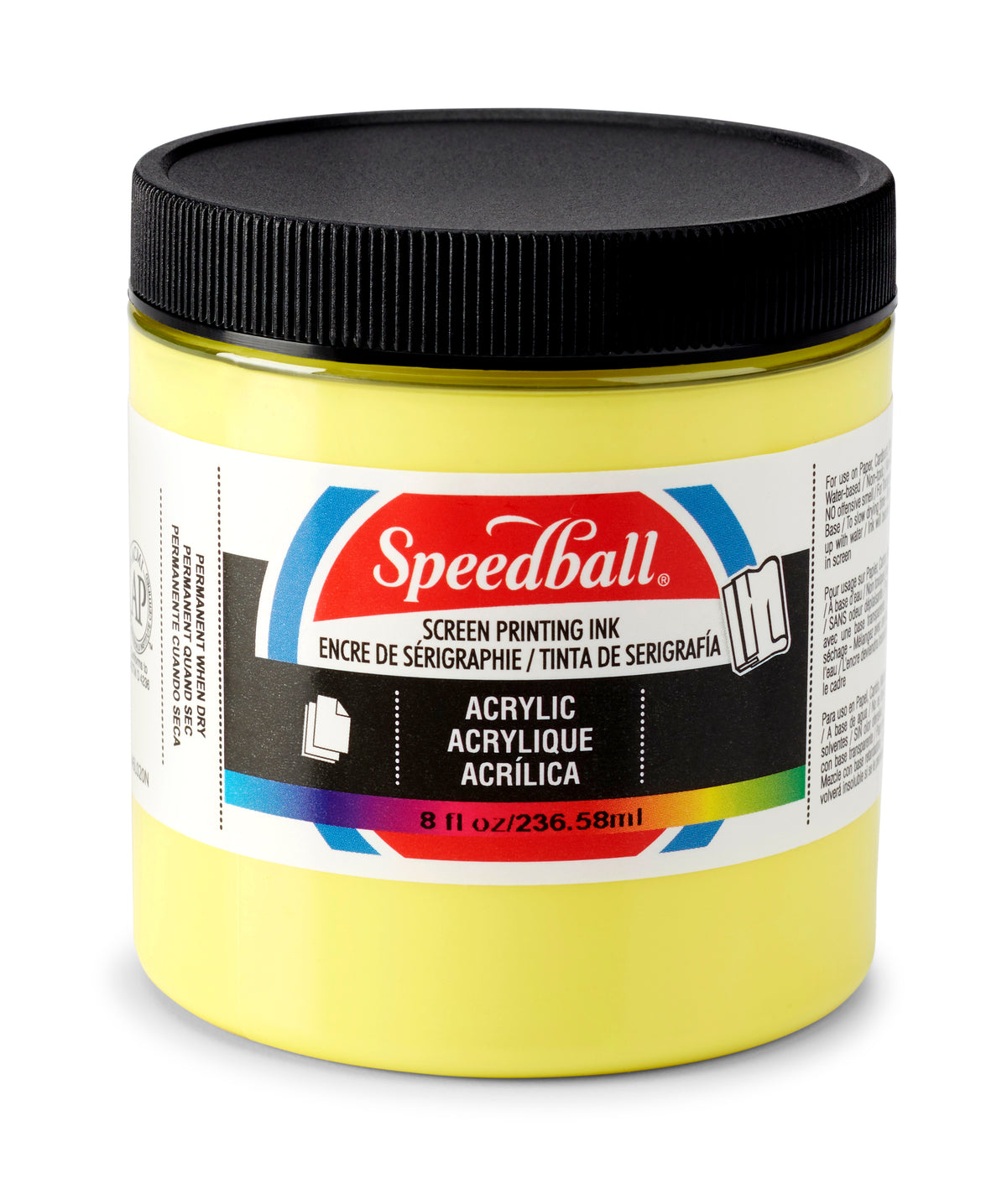 Speedball Acrylic Screen Printing Ink 236ml – Primrose Yellow