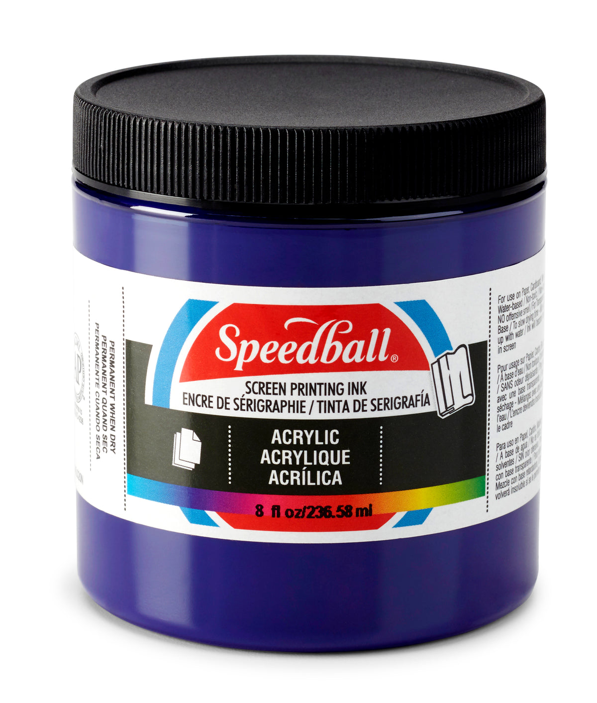 Speedball Acrylic Screen Printing Ink 236ml – Violet