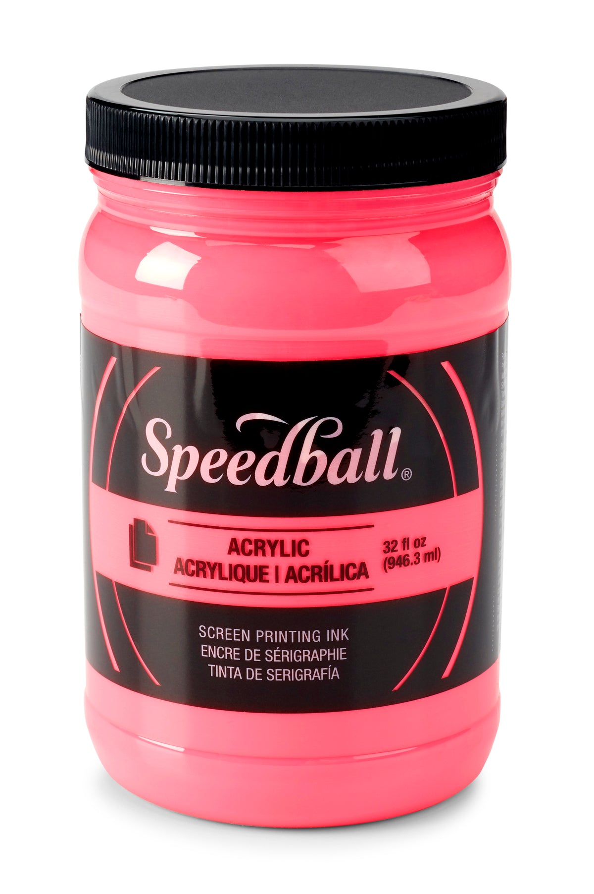 Speedball Acrylic Screen Printing Ink 946ml – Fluorescent Hot Pink