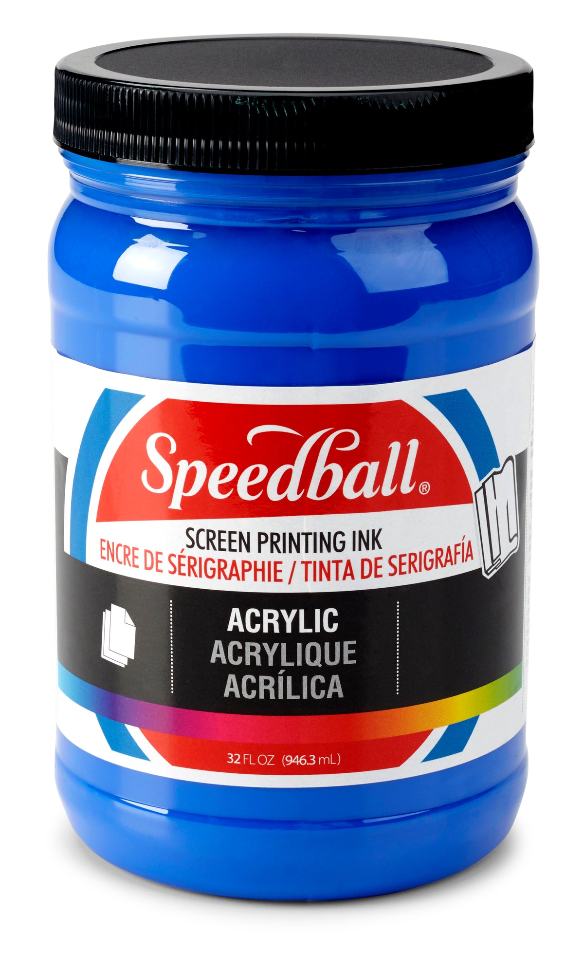 Speedball Acrylic Screen Printing Ink 946ml – Ultra Blue