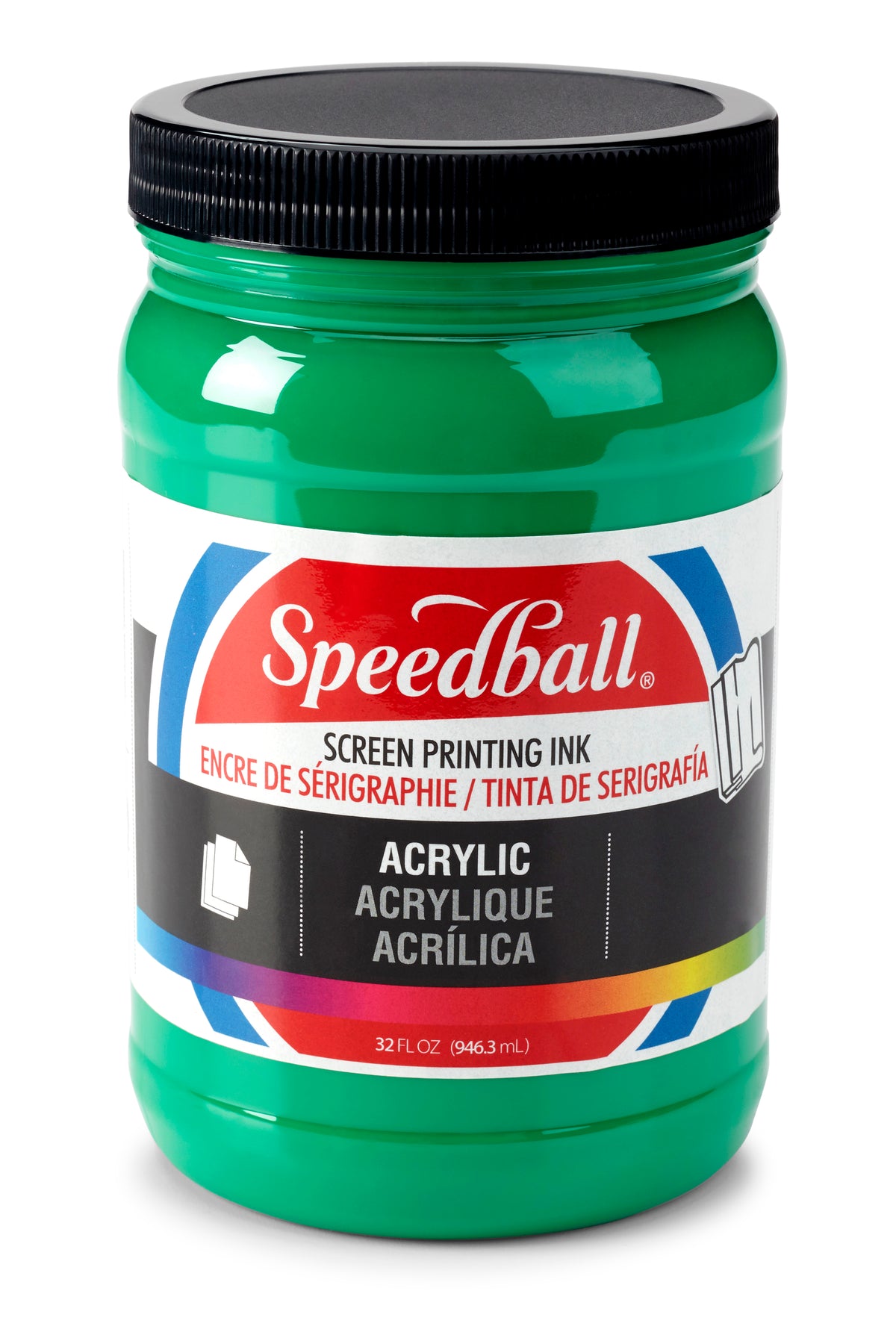 Speedball Acrylic Screen Printing Ink 946ml – Emerald Green