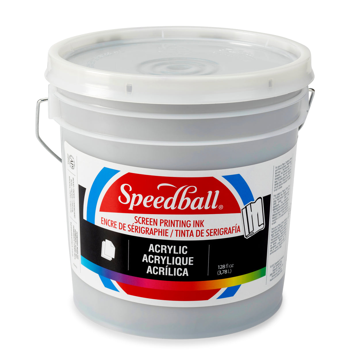 Speedball Acrylic Screen Printing Ink 3.78 Litre – Silver
