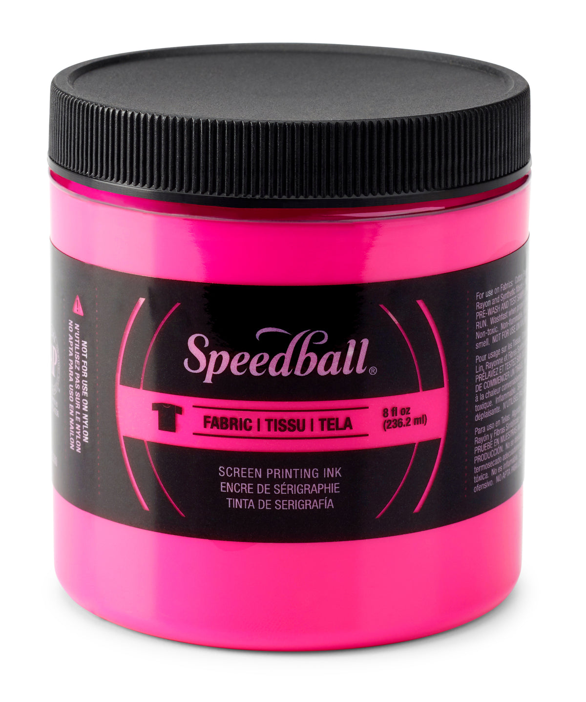 Speedball Fabric Screen Printing Ink 236ml – Fluorescent Magenta