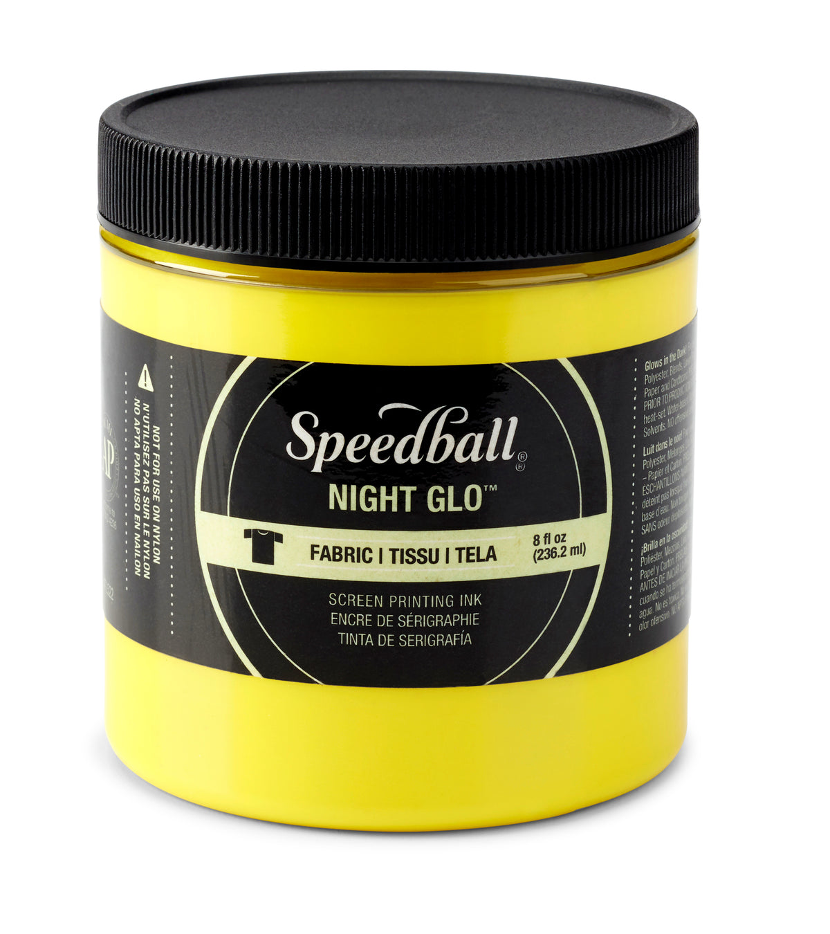 Speedball Night Glo Fabric Screen Printing Ink 236ml – Yellow