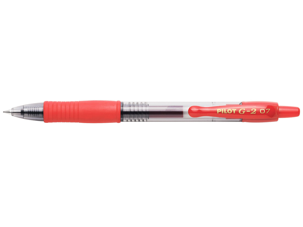 Pilot G-2 BeGreen Retractable Gel Pen 0.7 – Red