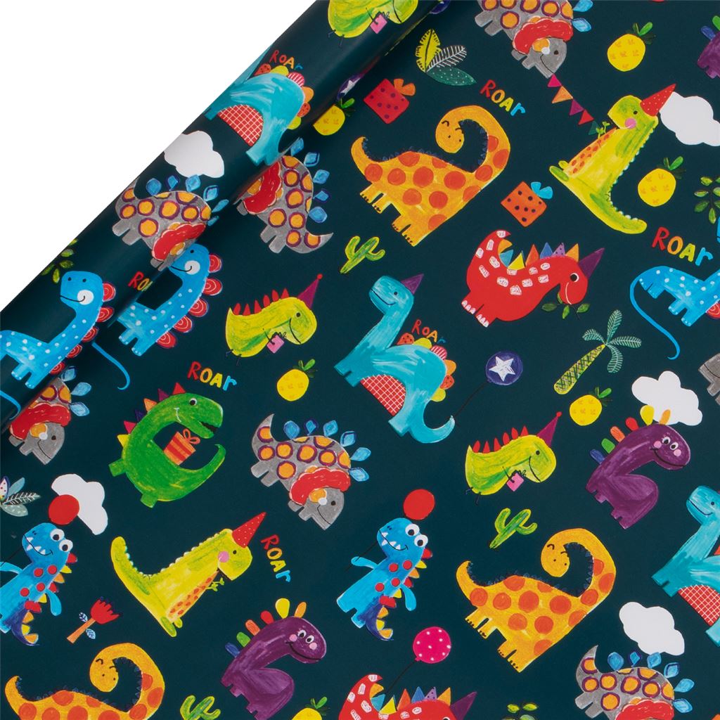 Dinoroar Wrapping Paper Roll (2m)