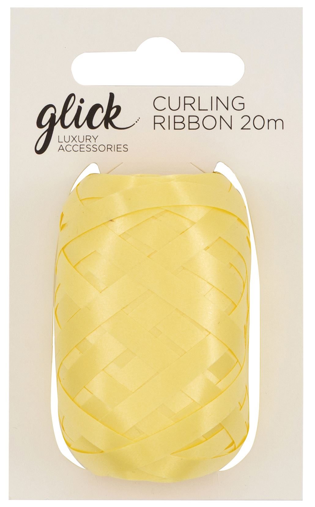 Lemon Curling Ribbon (5mm × 20m)