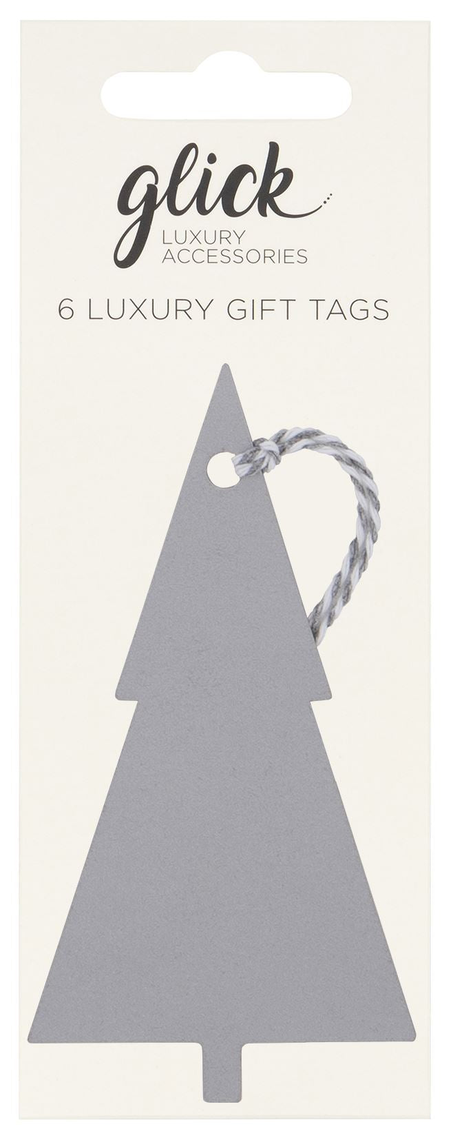Silver Tree Kraft Gift Tags (Pack of 6)