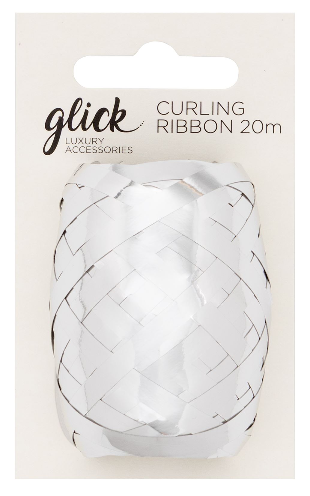 Metallic Silver Curling Ribbon (5mm × 20m)