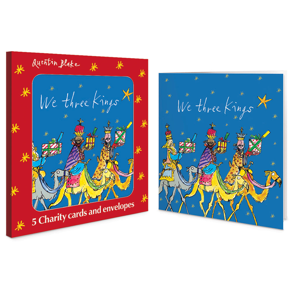 Quentin Blake Three Kings Charity Christmas Cards | Pack of 5