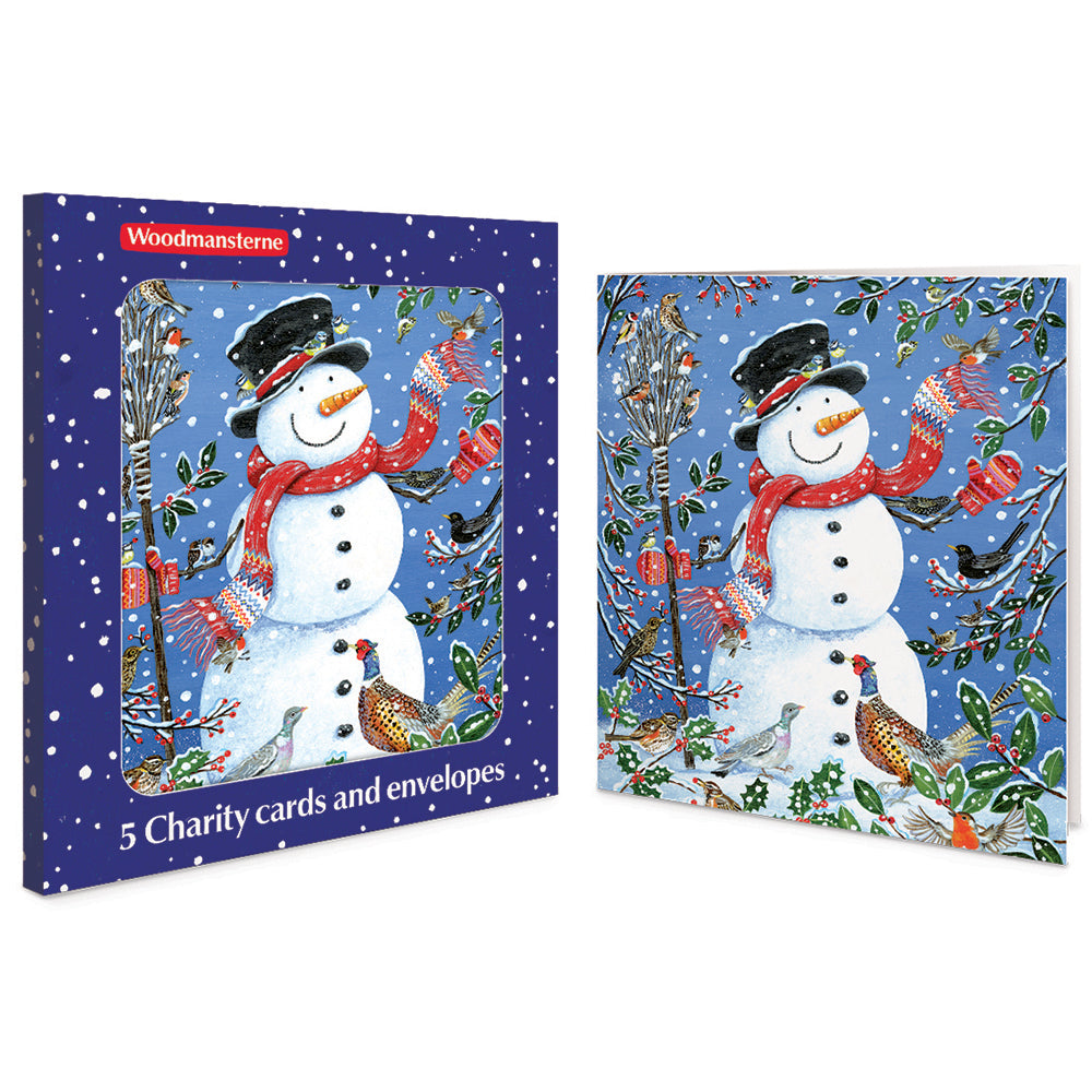 Snowman and Friends Charity Christmas Cards | Pack of 5