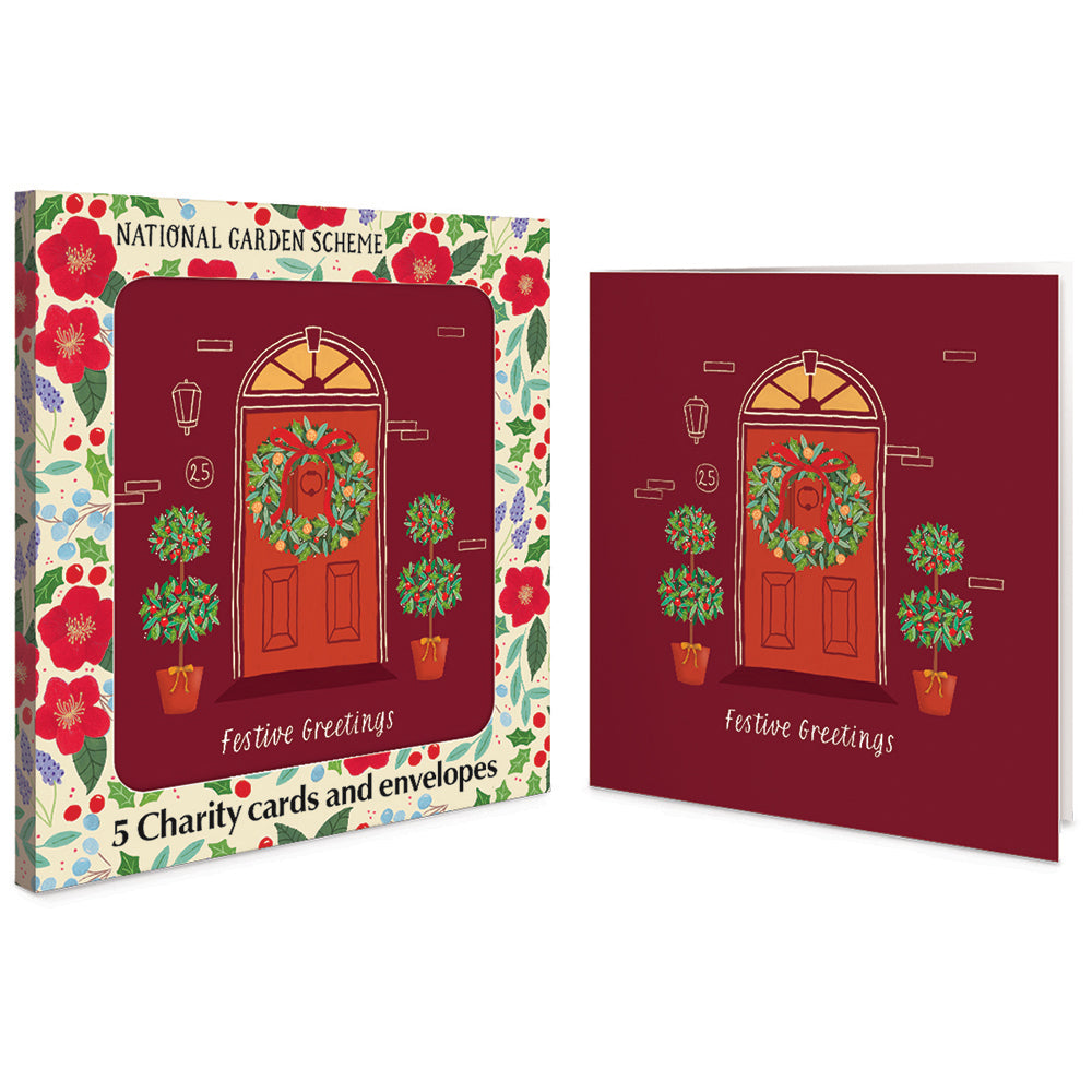 National Garden Scheme Winter Welcome Charity Christmas Cards | Pack of 5