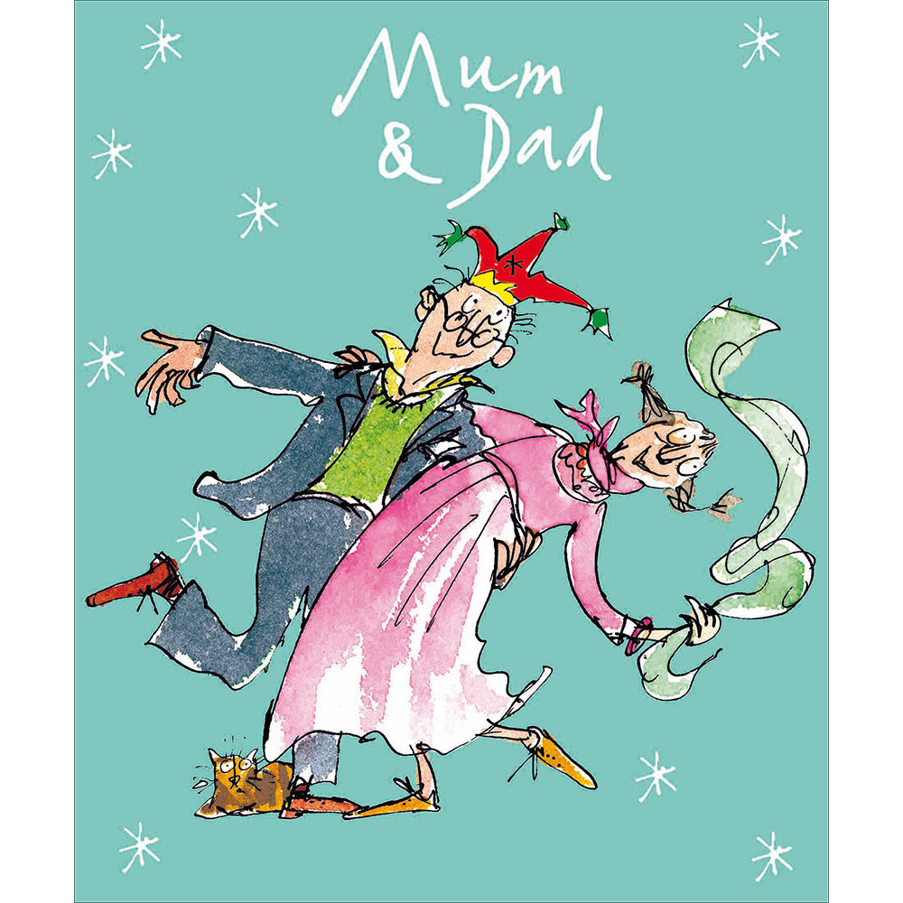 Quentin Blake Mum & Dad Christmas Card