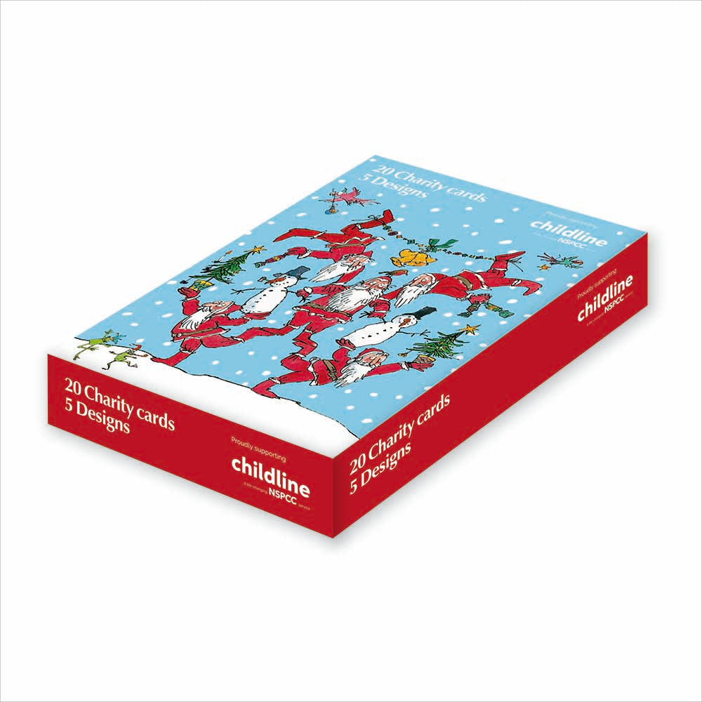 Quentin Blake Childline Charity Christmas Cards | Box of 20, 5 Designs