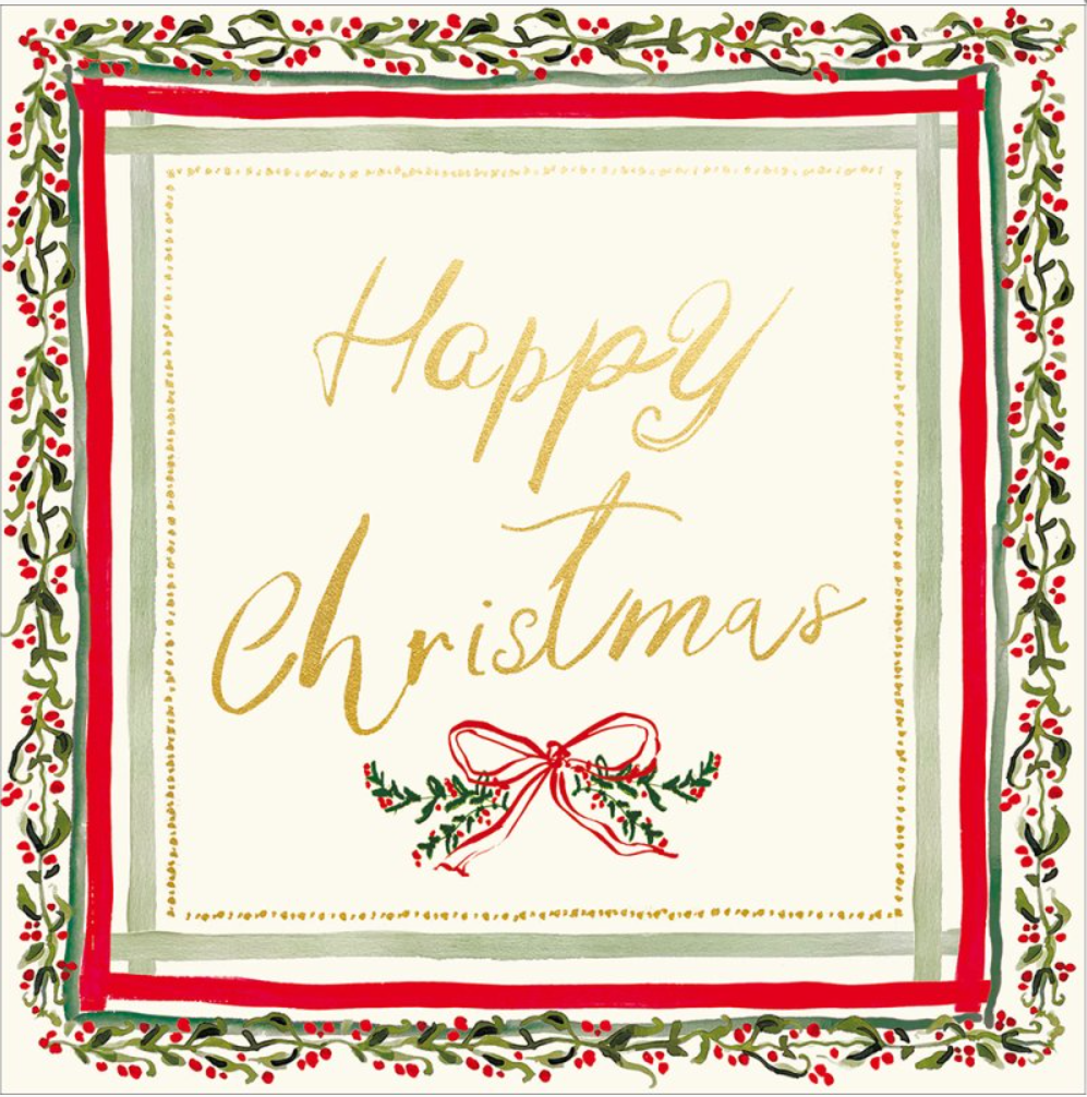 Christmas Greetings Luxury Greetings Card Box | 8 Cards & Envelopes