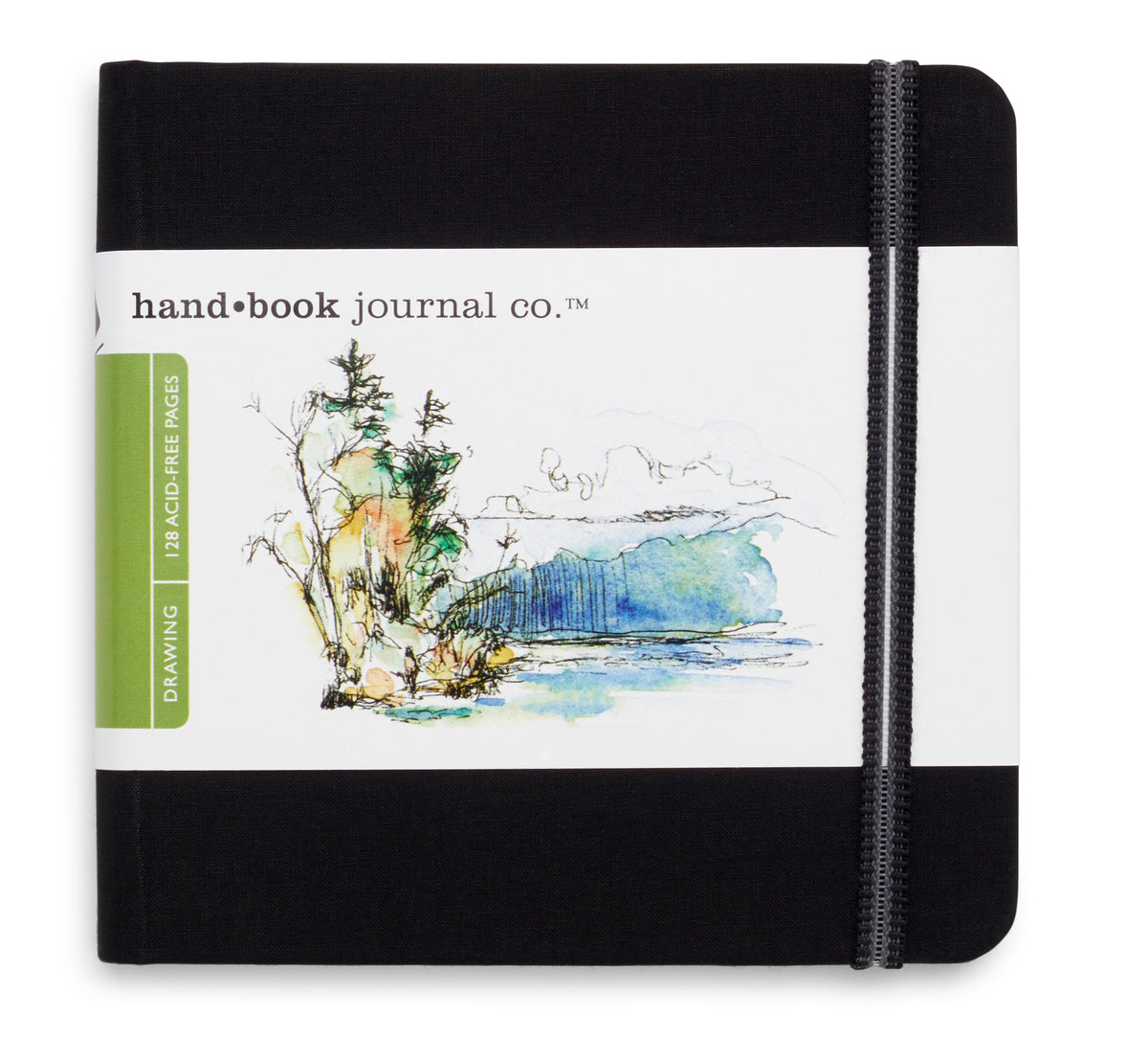 Global Paper Journal Square 5.5 x 5.5in (14 x 14cm) – Ivory Black