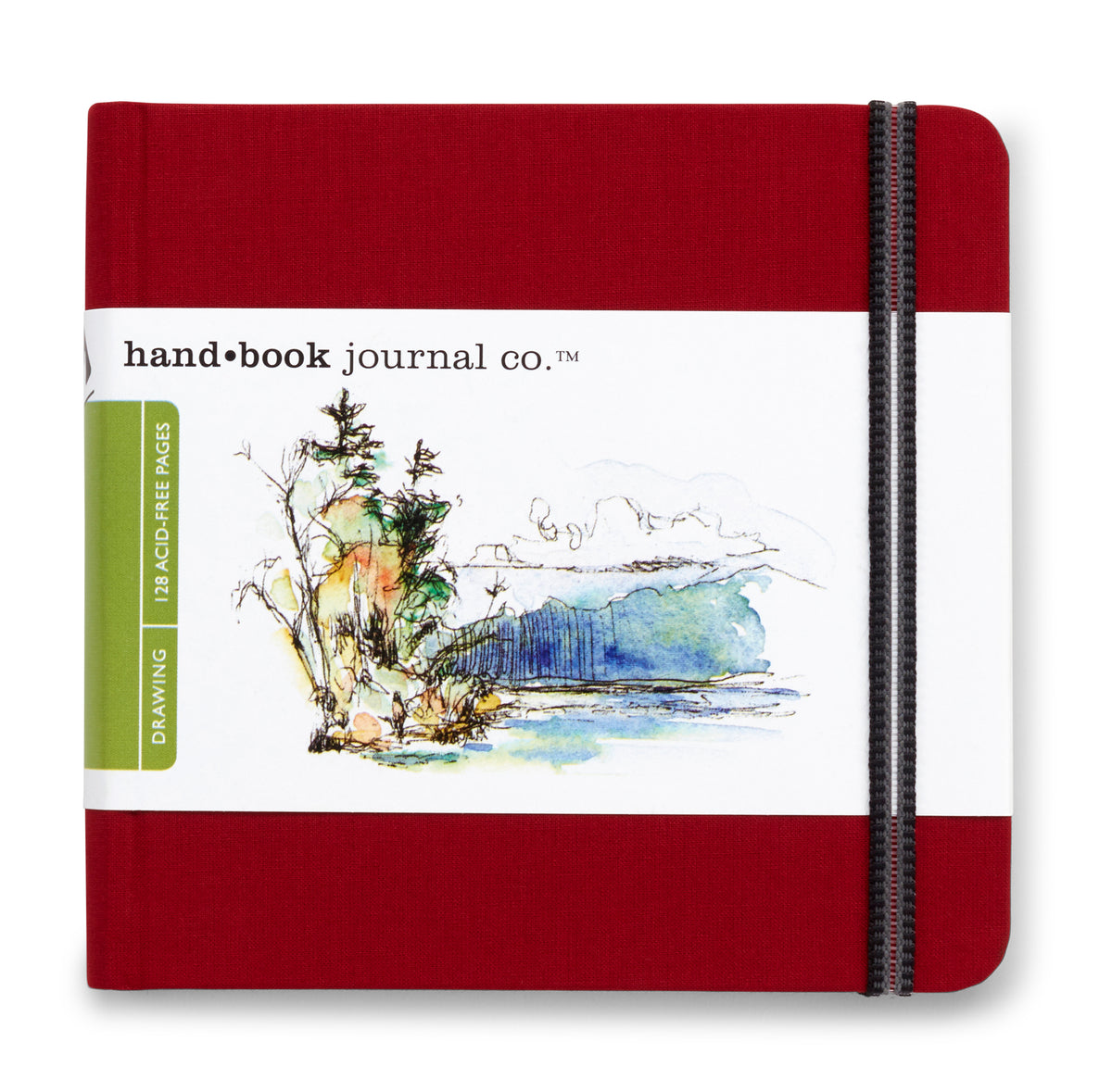 Global Paper Journal Square 5.5 x 5.5in (14 x 14cm) – Vermilion Red