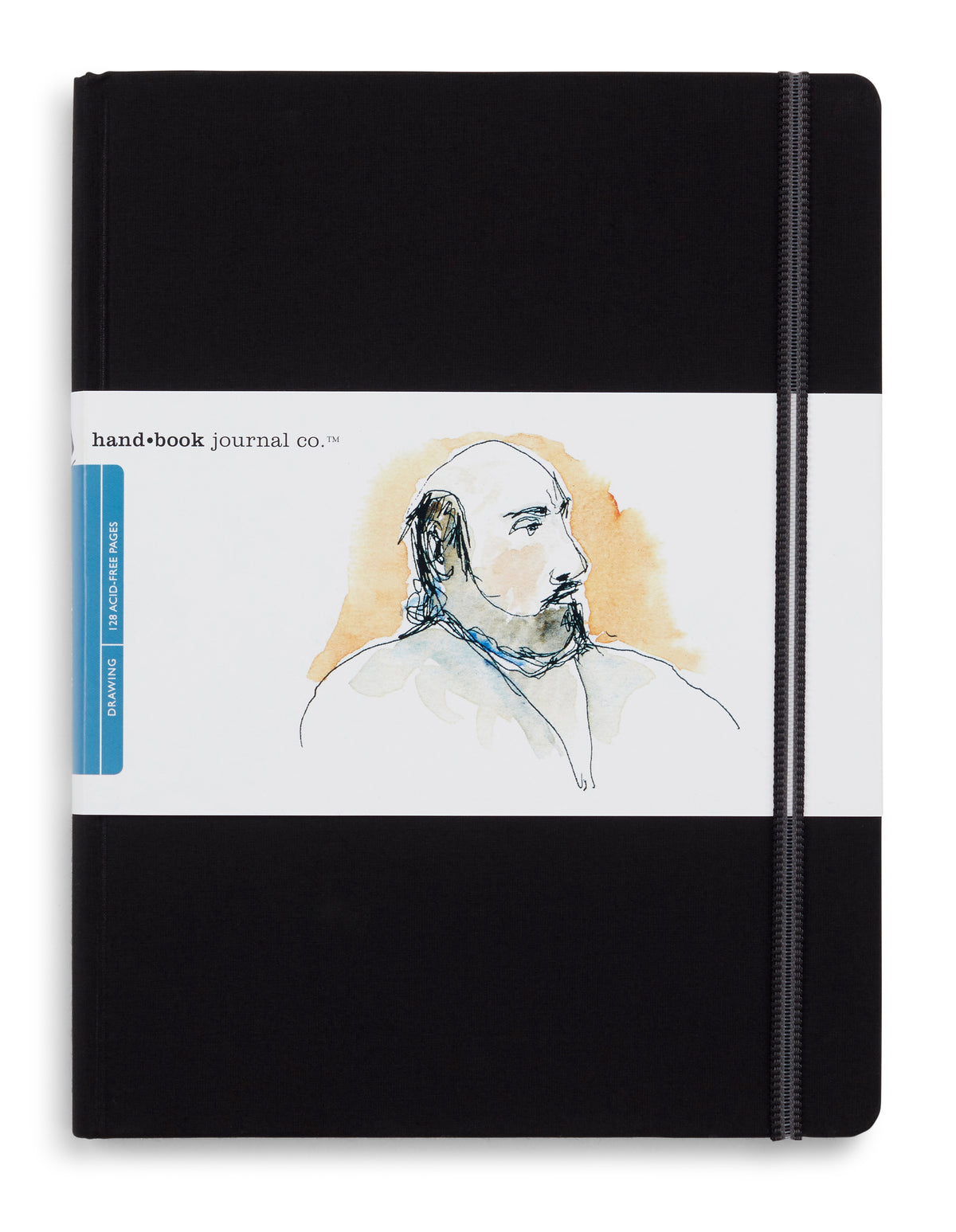 Global Paper Journal Large Portrait 10.5 x 8.25in (26.7 x 21cm) – Ivory Black