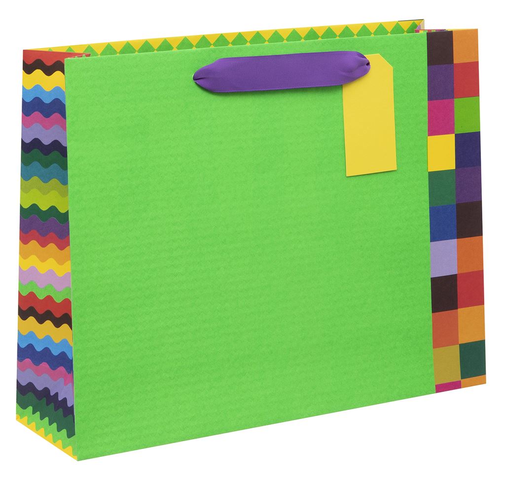 Colour Hub Green Large Landscape Gift Bag by Paper Salad