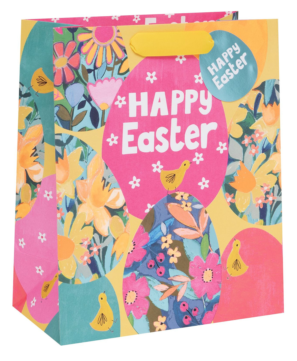 Happy Easter Eggs Large Gift Bag by Paper Salad