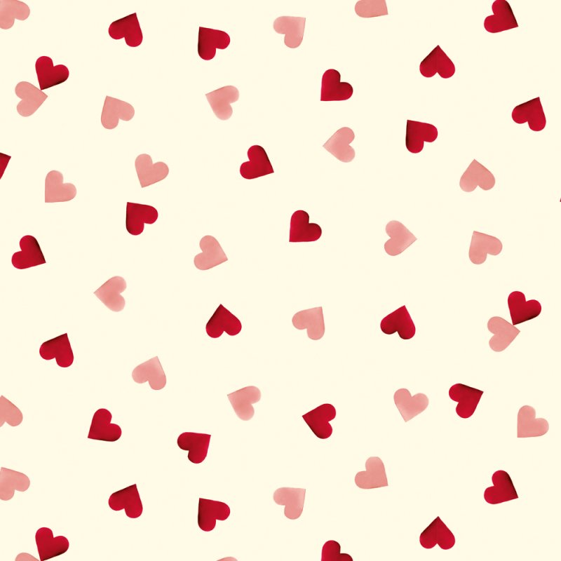 Emma Bridgewater Pink Hearts Gift Wrap – 3m Roll