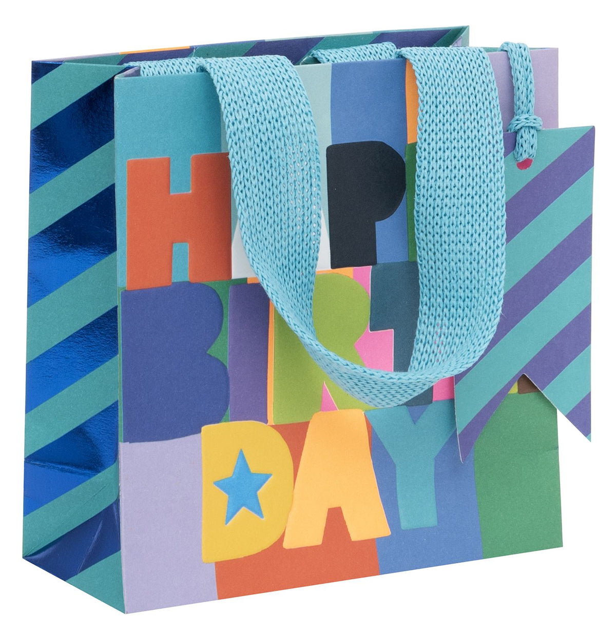 Vivid Cobalt Small Gift Bag by Paper Salad