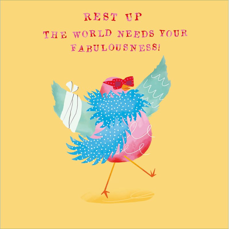 Get Well Wishes Bandaged Bird Get Well Soon Card