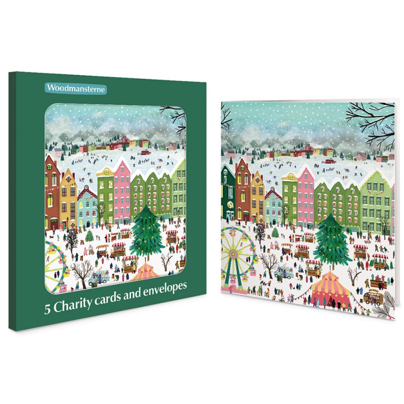 Christmas in the Square Charity Christmas Cards | Pack of 5
