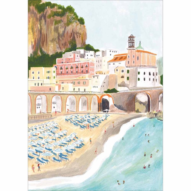 Peggy & Kate Amalfi Coast Blank Greetings Card
