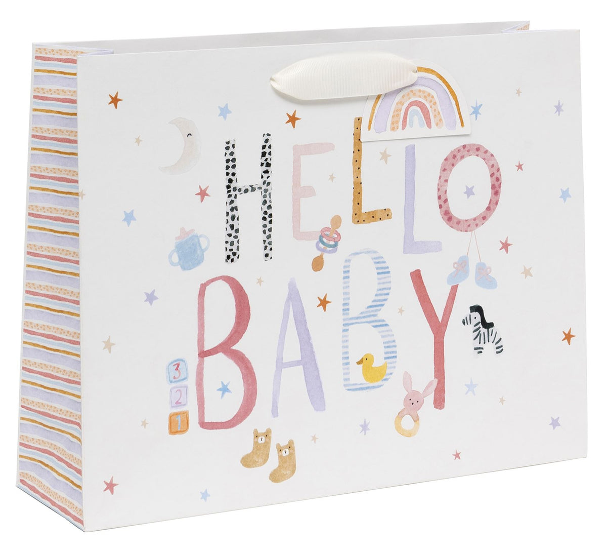 Glick Large Landscape Gift Bag - Baby Pink