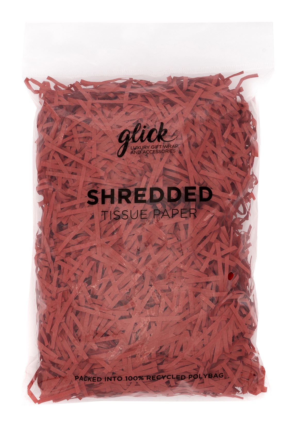 Glick Shredded Tissue Paper - Red