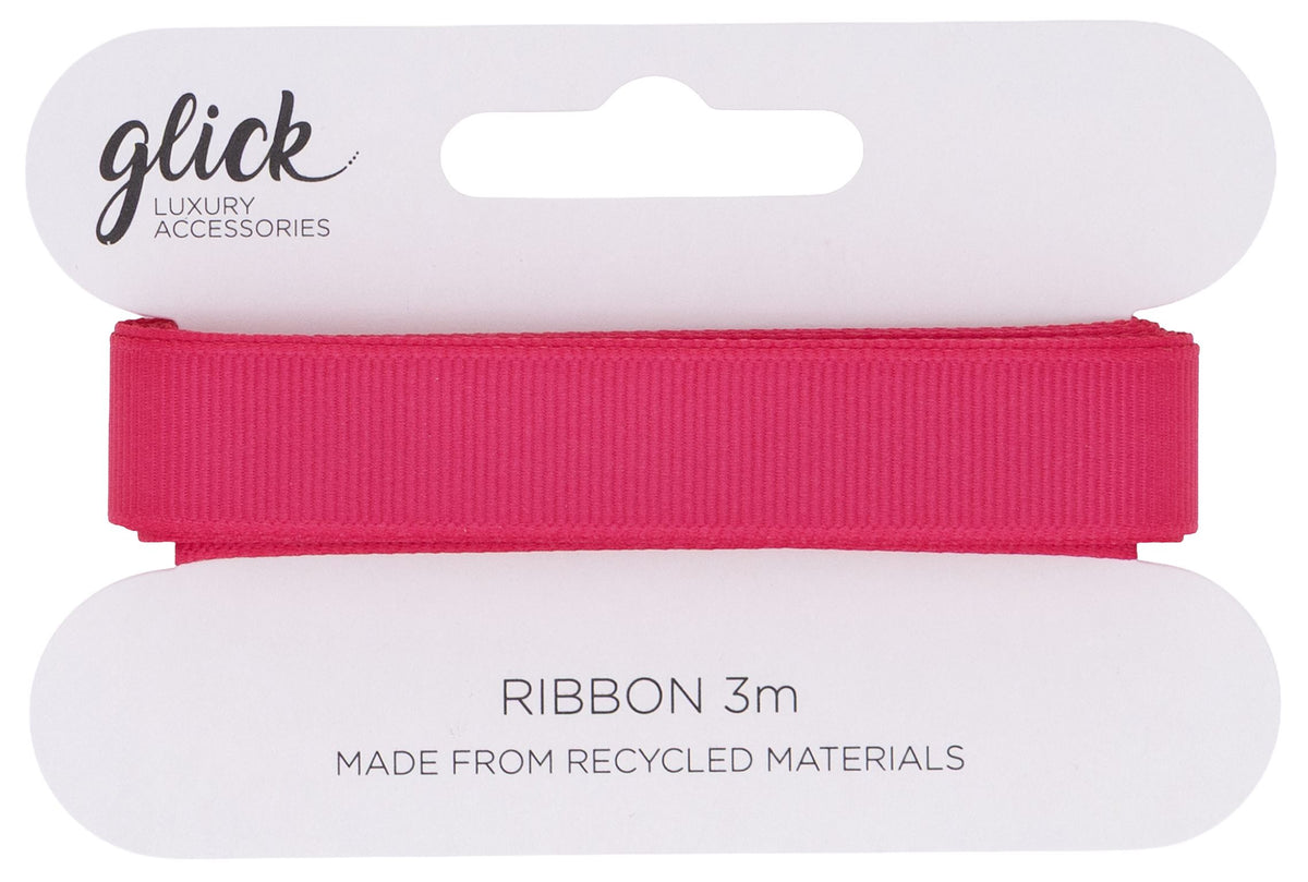 Hot Pink Grosgrain Ribbon (3m)