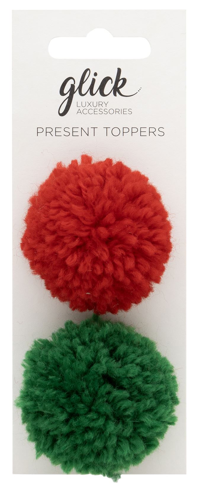 Red & Green Present Toppers (Pack of 2)