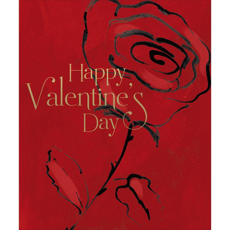 Red Roses for You Valentine's Card