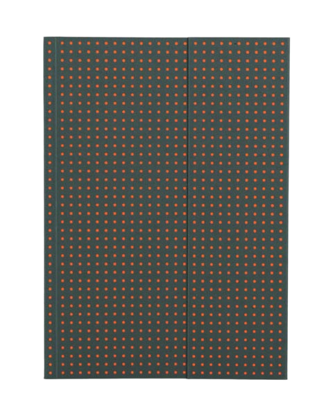 Paper-Oh Circulo Grey on Orange A5 Softback Notebook – Plain – product view