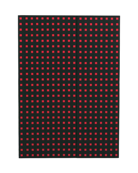Paper-Oh Quadro Black on Red B5 Softback Notebook – Lined – product view