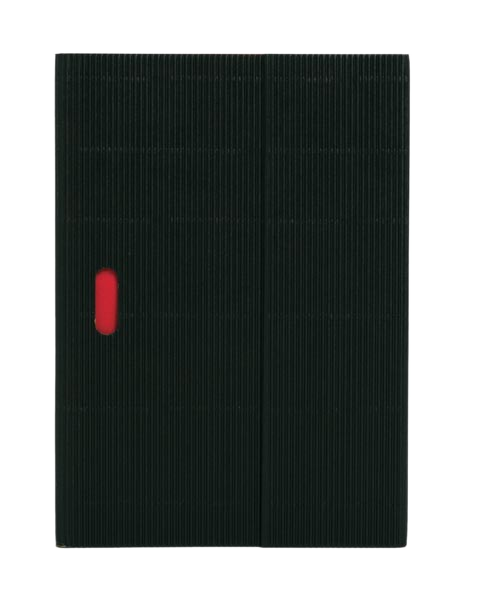 Paper-Oh Ondulo Black A5 Softback Notebook – Lined – product view
