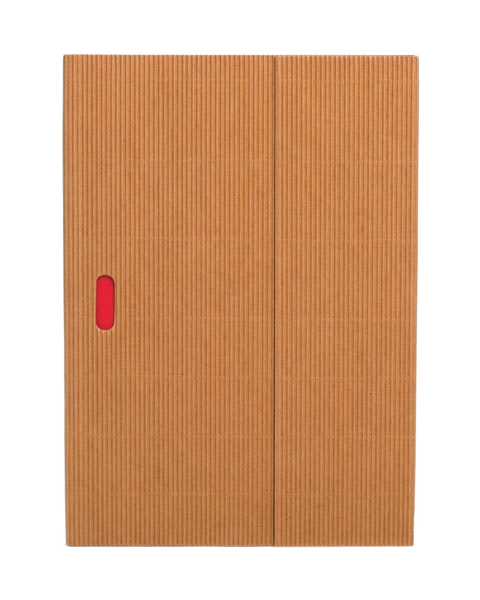 Paper-Oh Ondulo Natural B5 Softback Notebook – Plain – product view