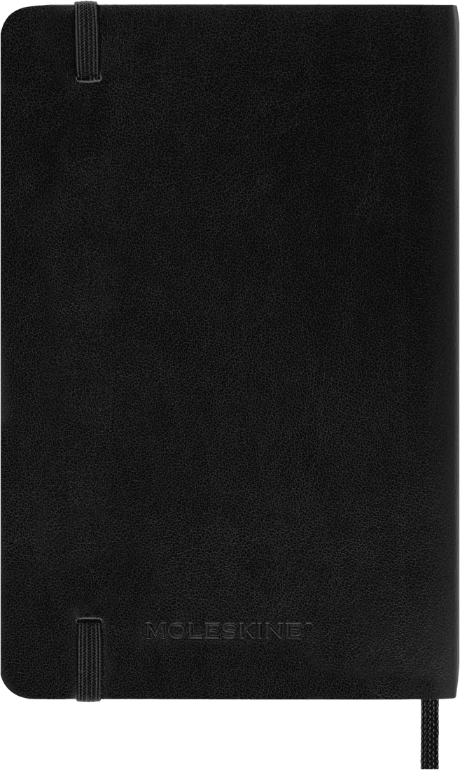 Moleskine Classic Notebook – Pocket, Squared, Hard Cover, Black