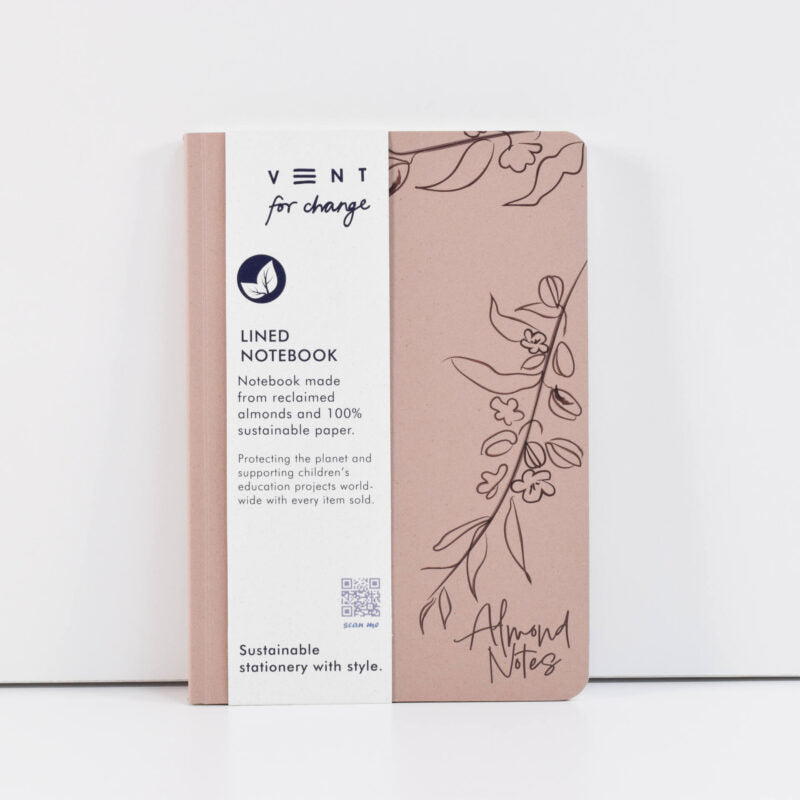 VENT ENVIRO A5 Lined Notebook – Almond Notes