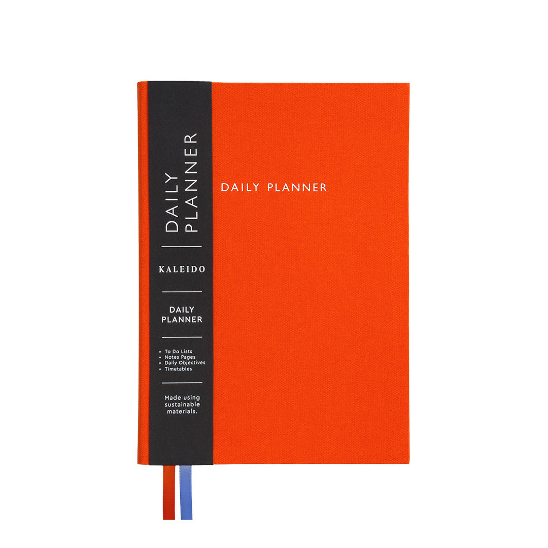 Orange Fabric Daily Planner (A5) (12750)