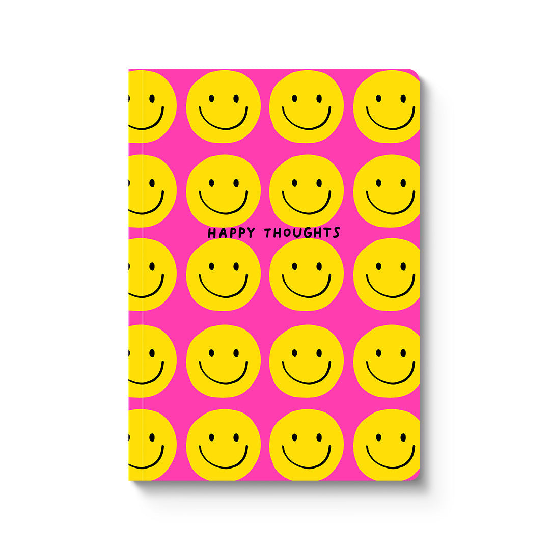 Happy Thoughts Smileys Paperback Notebook (A5) (10409)