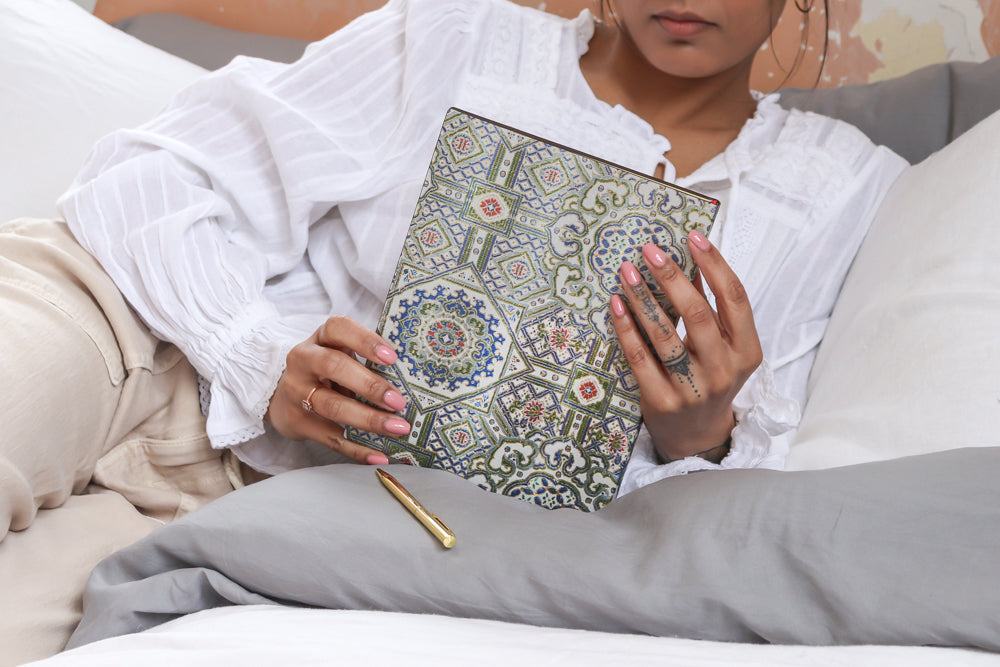 Paperblanks Ashta Ultra Softback Flexi Journal – Lined, 176 Pages – design detail