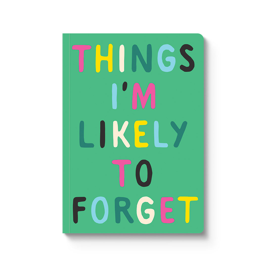 Things I'm Likely To Forget Paperback Notebook (A5) (13085)