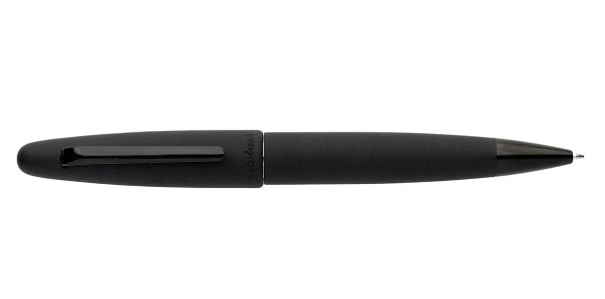 Esterbrook Estie Raven Black Matte ballpoint pen with gold trim