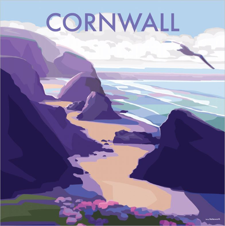Cornwall Card by Becky Bettesworth