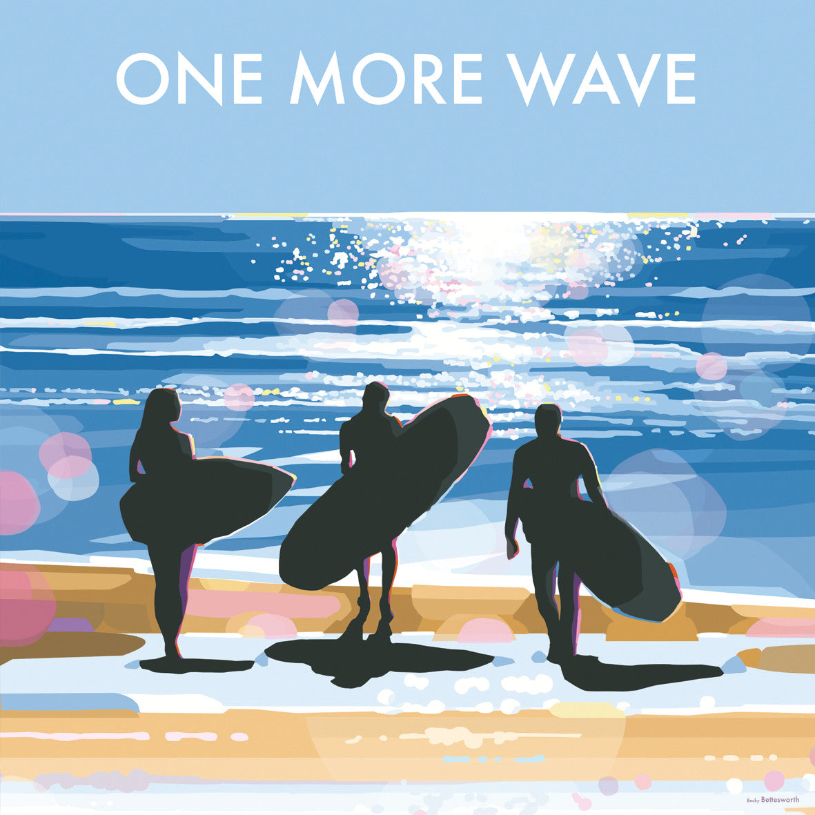 One More Wave Card by Becky Bettesworth