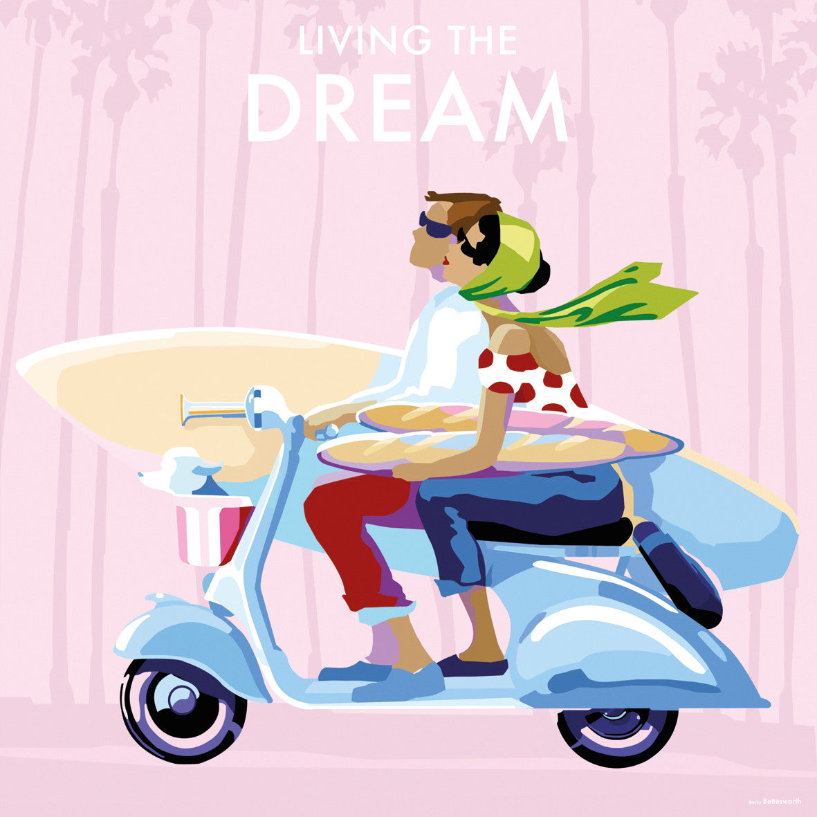 Living the Dream Card by Becky Bettesworth