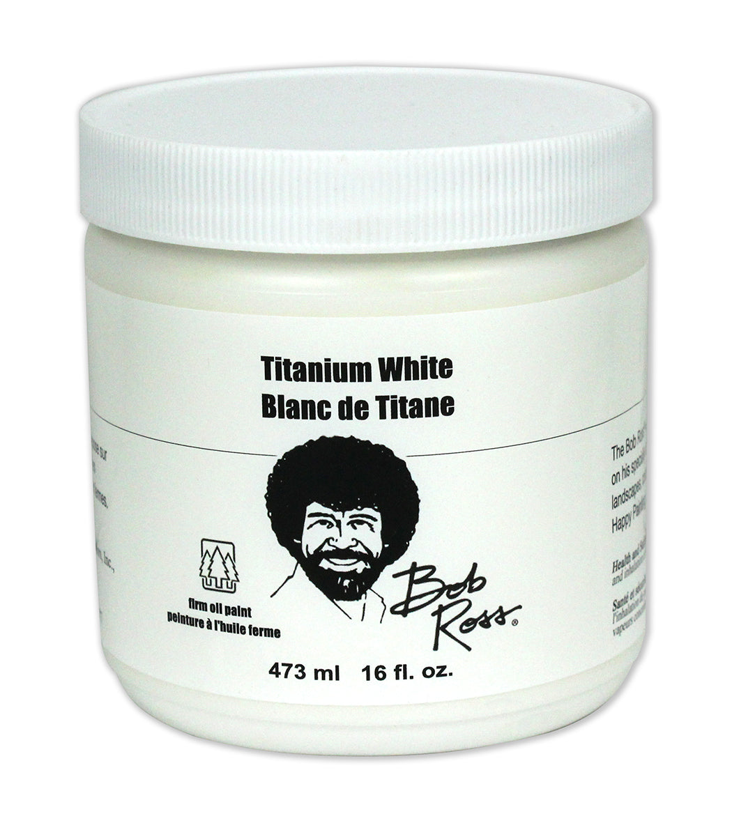 Bob Ross Landscape Oil Colour 473ml – Titanium White