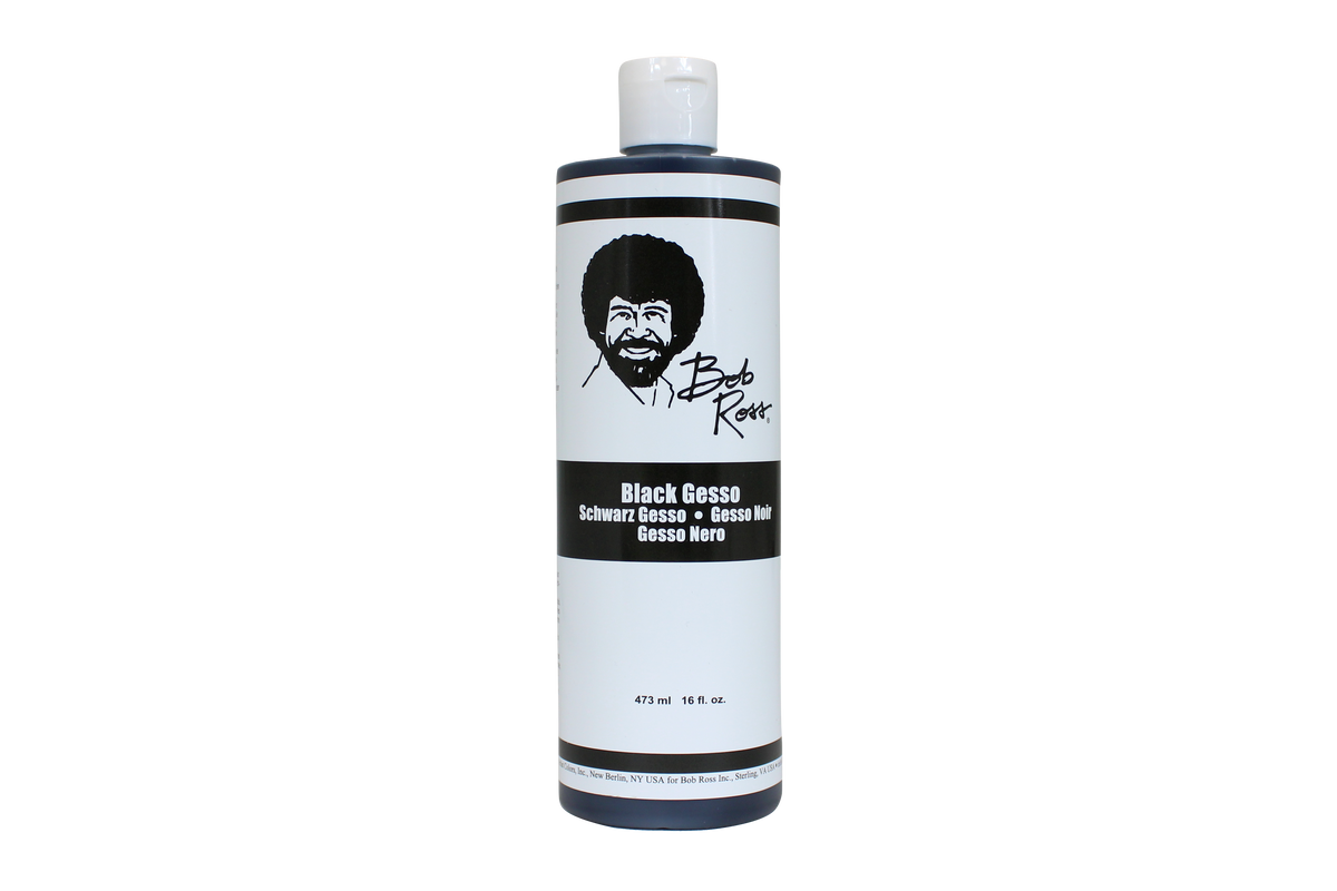 Bob Ross Acrylic Gesso 473ml – Black